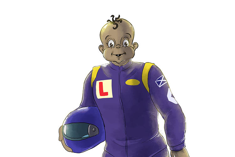 Chauffeur is masculine, so it's le chauffeur. Imagine the early learner is a racing driver.